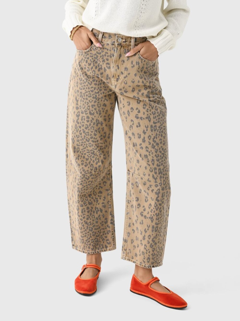 NWT Citizens of Humanity Miro Jeans Natural Cheetah 26 $298.00 - Picture 5 of 9